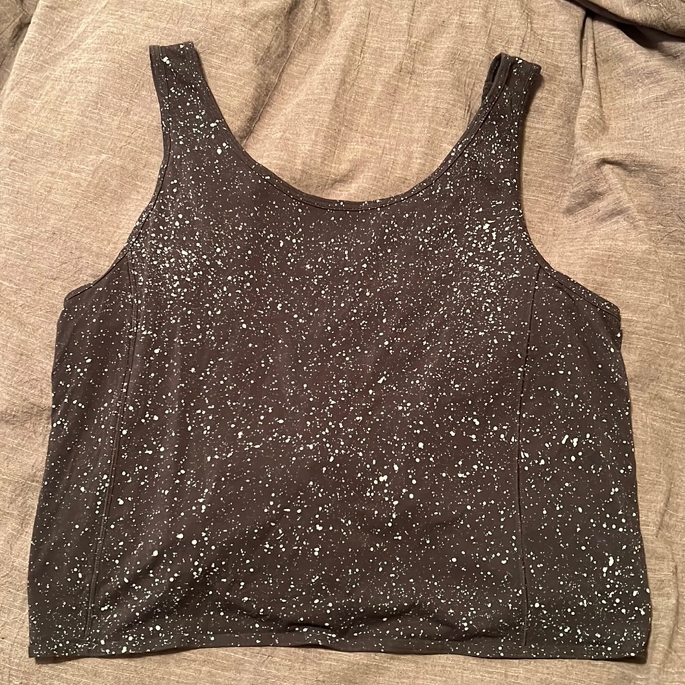 Lululemon crop tie back tank